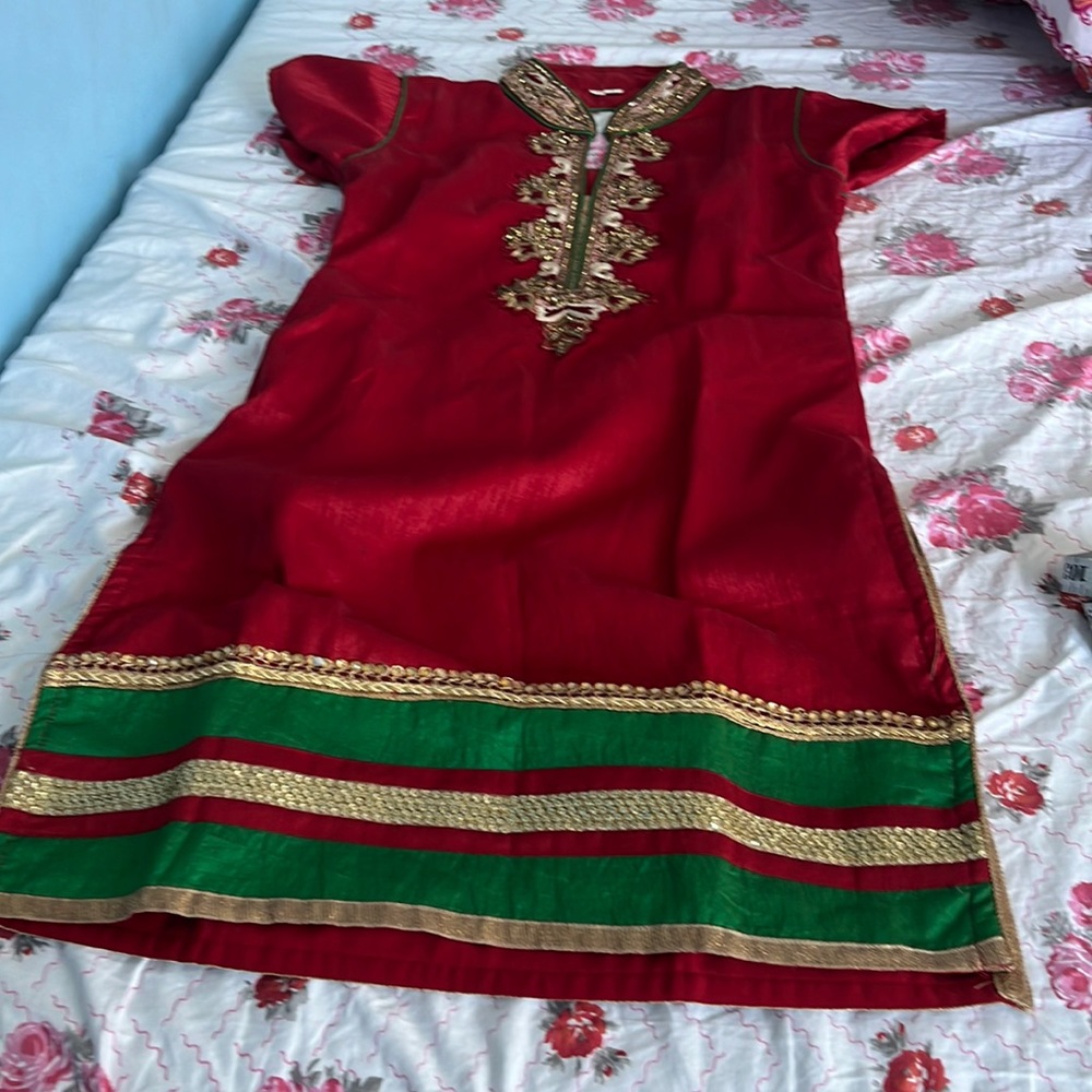 Punjabi suit (with pants and dupatta)